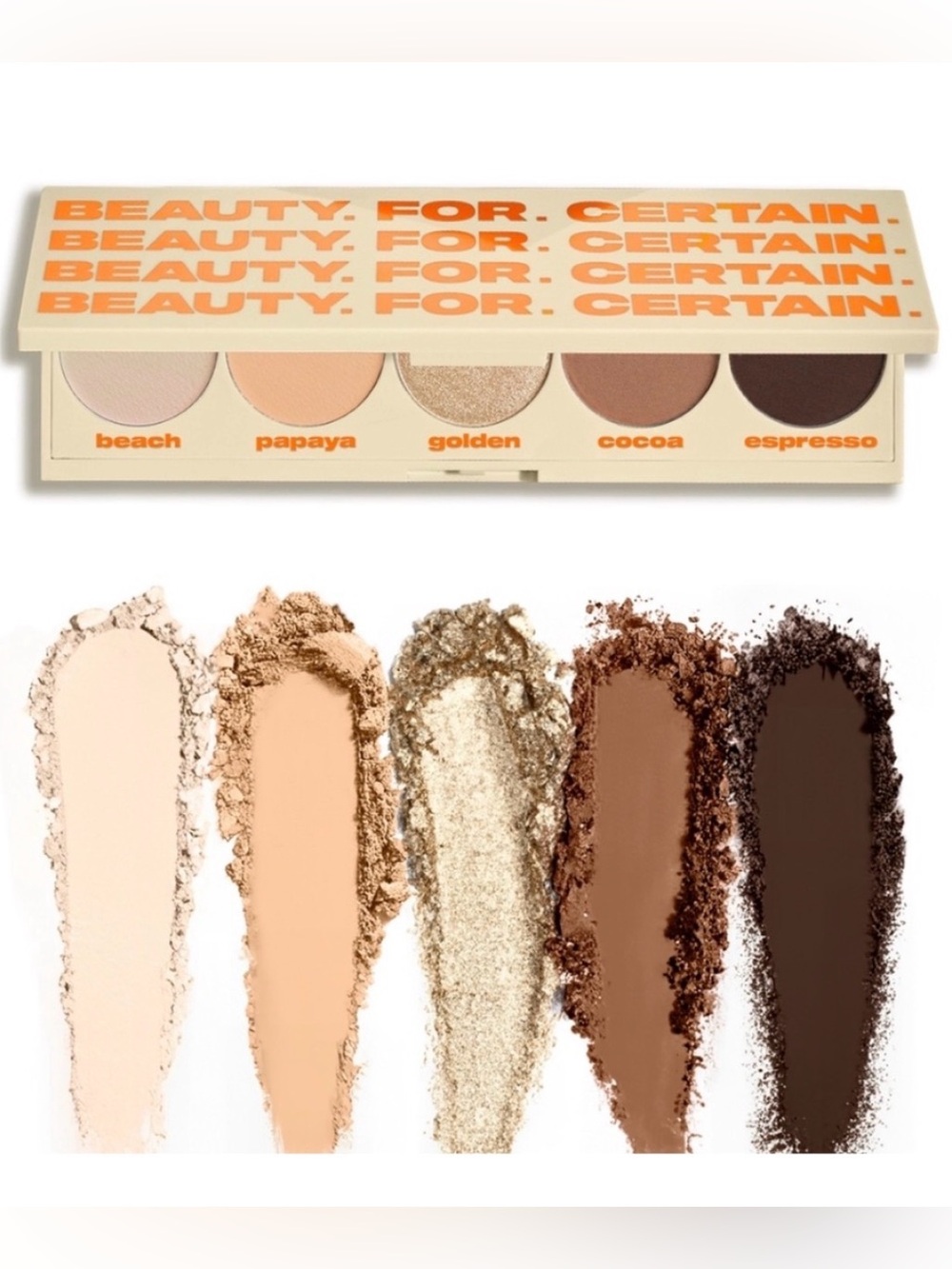 Beauty For Certain Papaya To Palazzo Eyeshadow Palette NIB